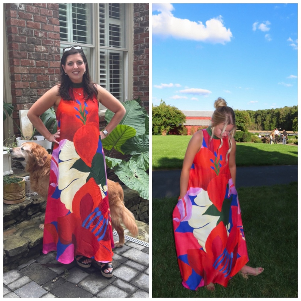 Anthropologie Farm Rio Printed Halter Neck Sleeveless Maxi Dress XS